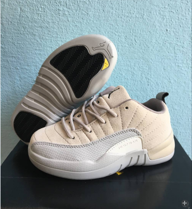 kid air jordan 12 low top shoes-003